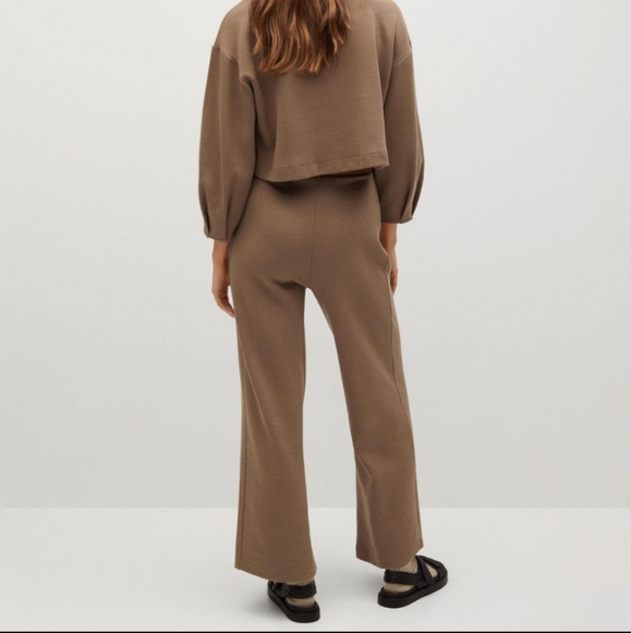 ZARA WOOL PANTS LIMITED EDITION TAUPE BROWN - Picture 10 of 10